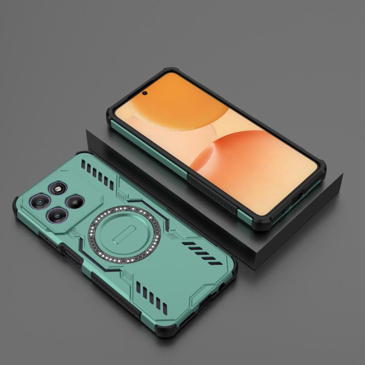 For Motorola Moto G67 Power 5G India Butterfly Armor MagSafe Magnetic Ring Shockproof Phone Case