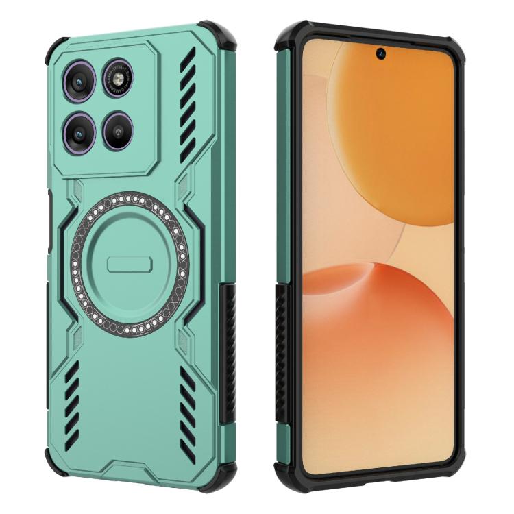 For Motorola Moto G67 Power 5G India Butterfly Armor MagSafe Magnetic Ring Shockproof Phone Case