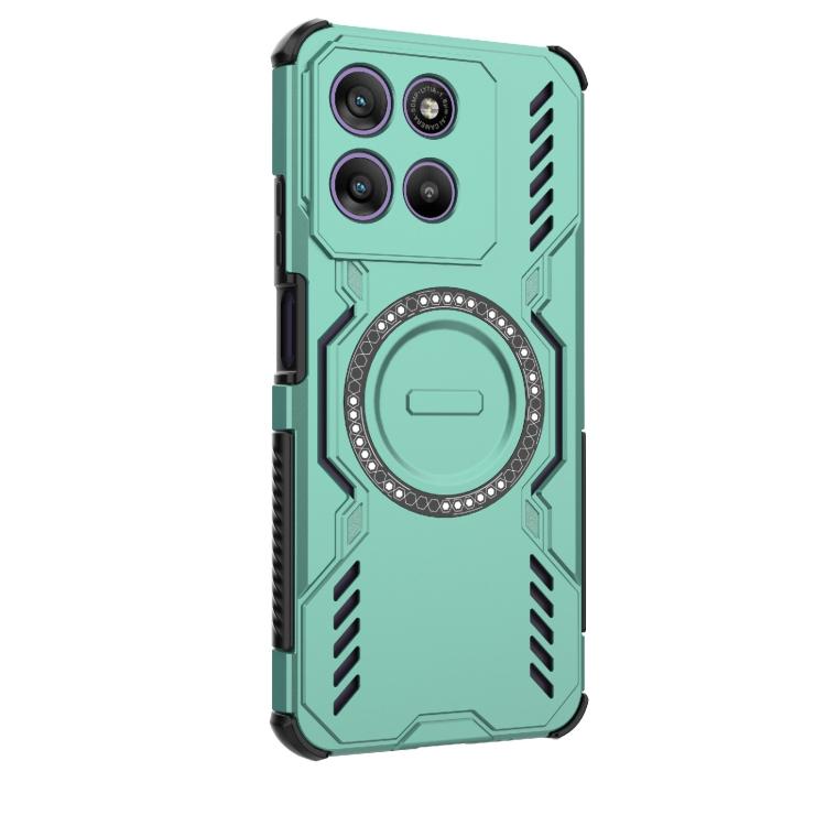 For Motorola Moto G67 Power 5G India Butterfly Armor MagSafe Magnetic Ring Shockproof Phone Case