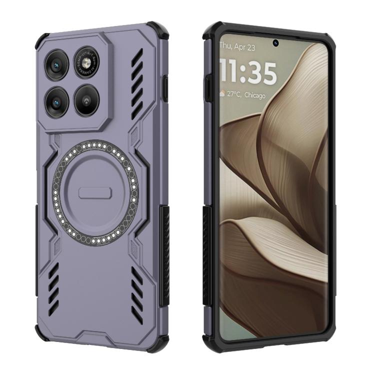 For Motorola Edge 70 5G Global Butterfly Armor MagSafe Magnetic Ring Shockproof Phone Case