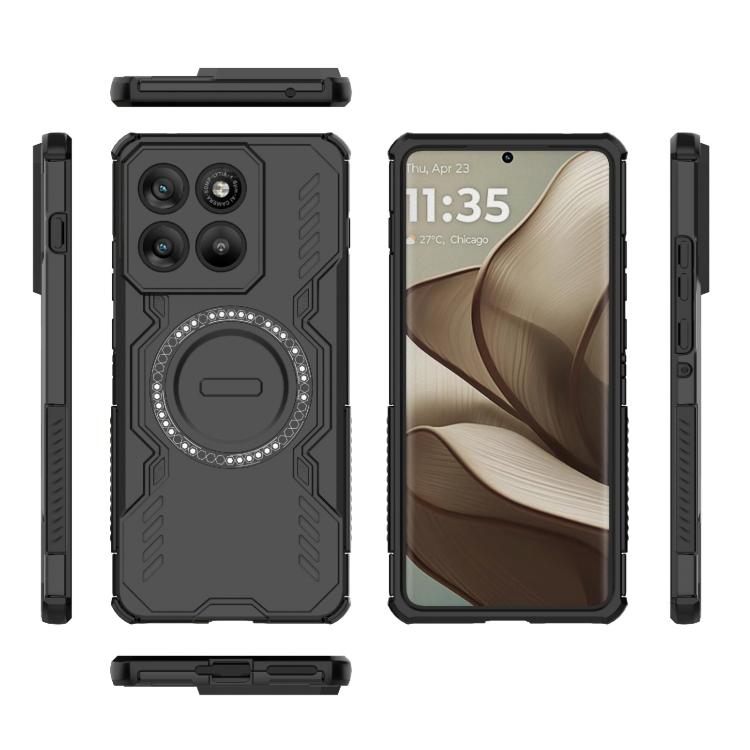 For Motorola Edge 70 5G Global Butterfly Armor MagSafe Magnetic Ring Shockproof Phone Case