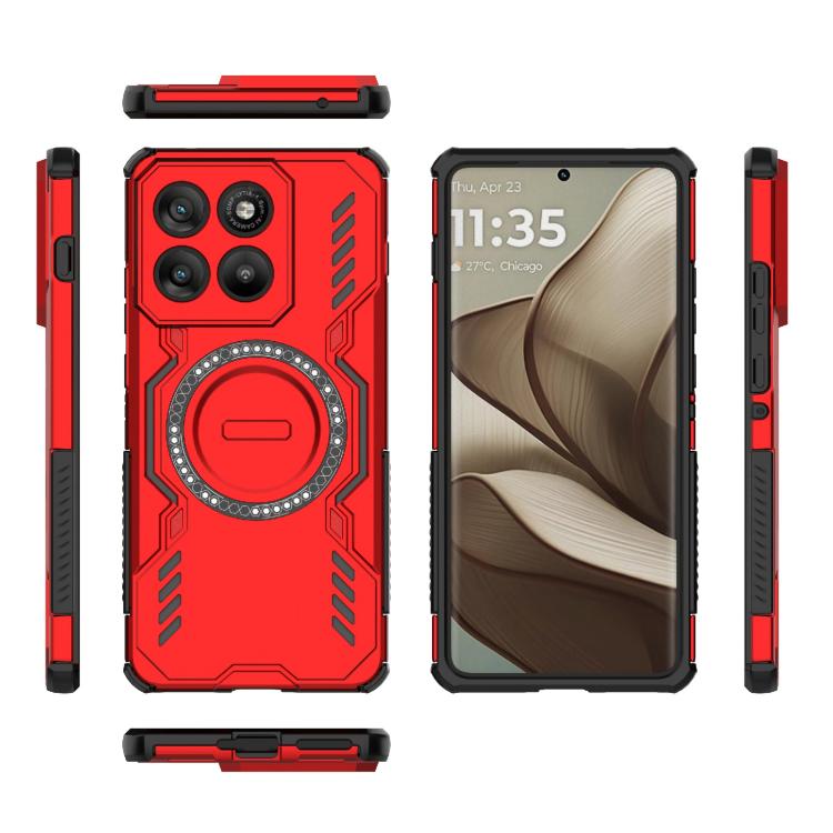 For Motorola Edge 70 5G Global Butterfly Armor MagSafe Magnetic Ring Shockproof Phone Case