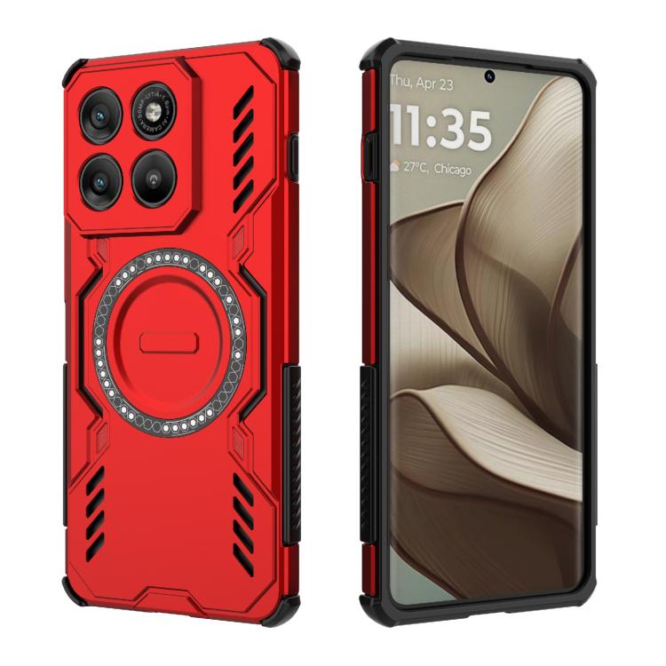 For Motorola Edge 70 5G Global Butterfly Armor MagSafe Magnetic Ring Shockproof Phone Case