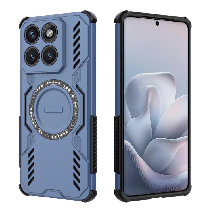 For Motorola Edge 70 Fusion 5G Global Butterfly Armor MagSafe Magnetic Ring Shockproof Phone Case