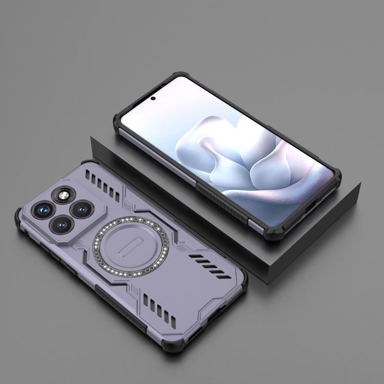 For Motorola Edge 70 Fusion 5G Global Butterfly Armor MagSafe Magnetic Ring Shockproof Phone Case