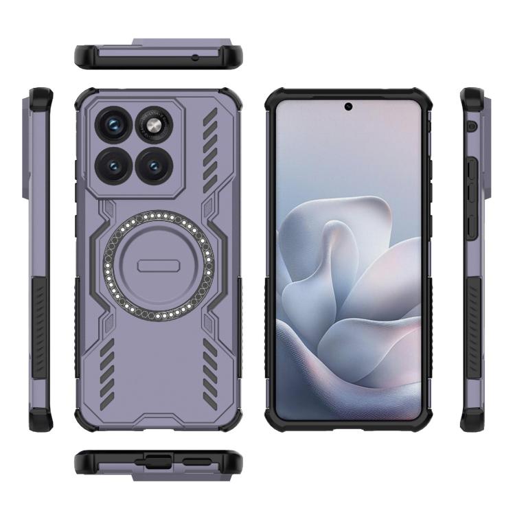 For Motorola Edge 70 Fusion 5G Global Butterfly Armor MagSafe Magnetic Ring Shockproof Phone Case
