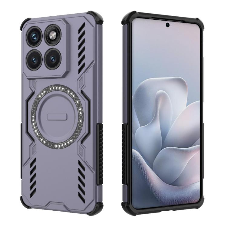 For Motorola Edge 70 Fusion 5G Global Butterfly Armor MagSafe Magnetic Ring Shockproof Phone Case