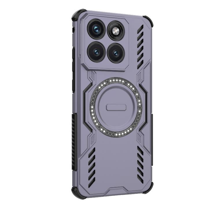 For Motorola Edge 70 Fusion 5G Global Butterfly Armor MagSafe Magnetic Ring Shockproof Phone Case