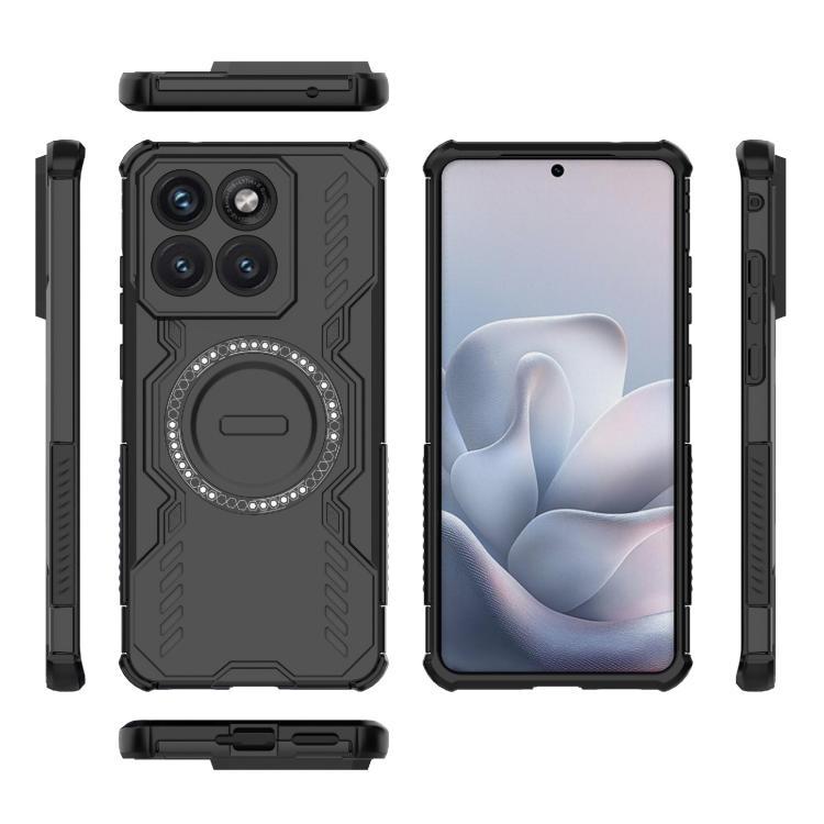 For Motorola Edge 70 Fusion 5G Global Butterfly Armor MagSafe Magnetic Ring Shockproof Phone Case