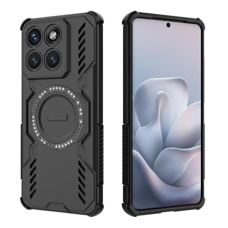 For Motorola Edge 70 Fusion 5G Global Butterfly Armor MagSafe Magnetic Ring Shockproof Phone Case
