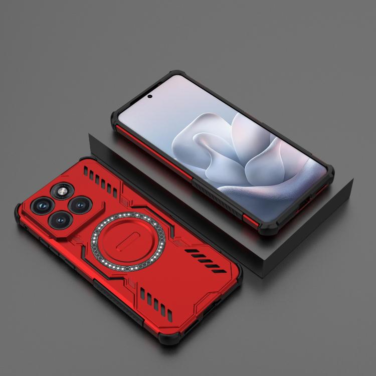 For Motorola Edge 70 Fusion 5G Global Butterfly Armor MagSafe Magnetic Ring Shockproof Phone Case