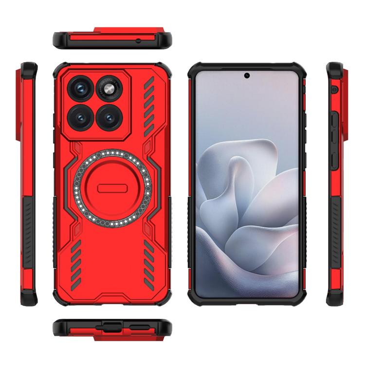 For Motorola Edge 70 Fusion 5G Global Butterfly Armor MagSafe Magnetic Ring Shockproof Phone Case