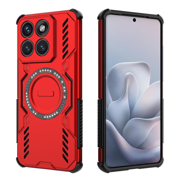 For Motorola Edge 70 Fusion 5G Global Butterfly Armor MagSafe Magnetic Ring Shockproof Phone Case