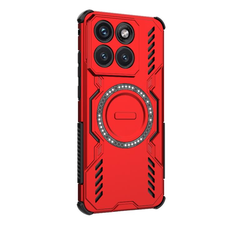 For Motorola Edge 70 Fusion 5G Global Butterfly Armor MagSafe Magnetic Ring Shockproof Phone Case