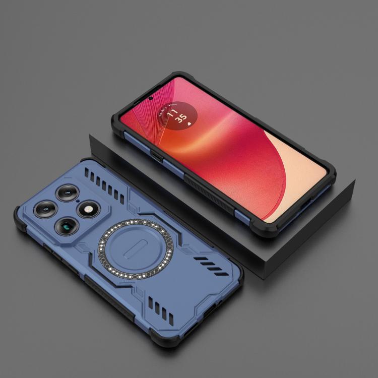For Motorola Signature 5G Global Butterfly Armor MagSafe Magnetic Ring Shockproof Phone Case