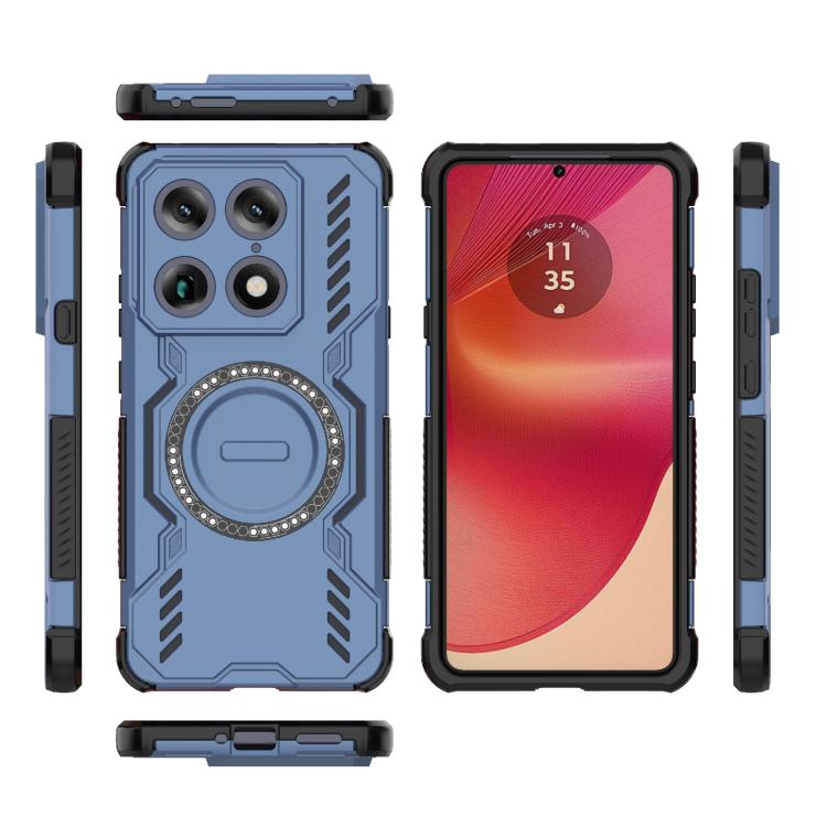 For Motorola Signature 5G Global Butterfly Armor MagSafe Magnetic Ring Shockproof Phone Case