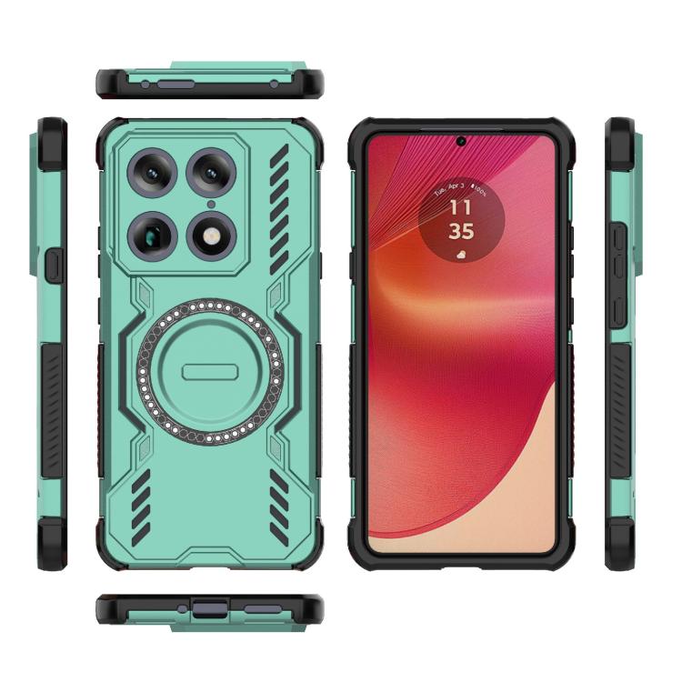 For Motorola Signature 5G Global Butterfly Armor MagSafe Magnetic Ring Shockproof Phone Case