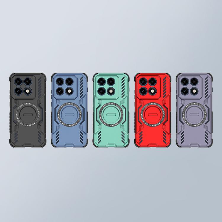 For Motorola Edge 70 Pro 5G Global Butterfly Armor MagSafe Magnetic Ring Shockproof Phone Case