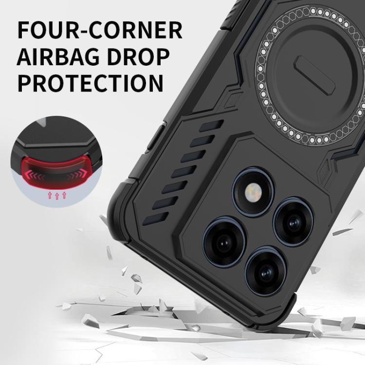 For Motorola Edge 70 Pro 5G Global Butterfly Armor MagSafe Magnetic Ring Shockproof Phone Case