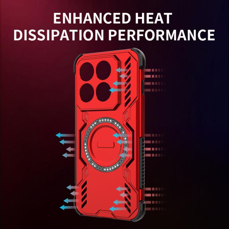 For Motorola Edge 70 Pro 5G Global Butterfly Armor MagSafe Magnetic Ring Shockproof Phone Case