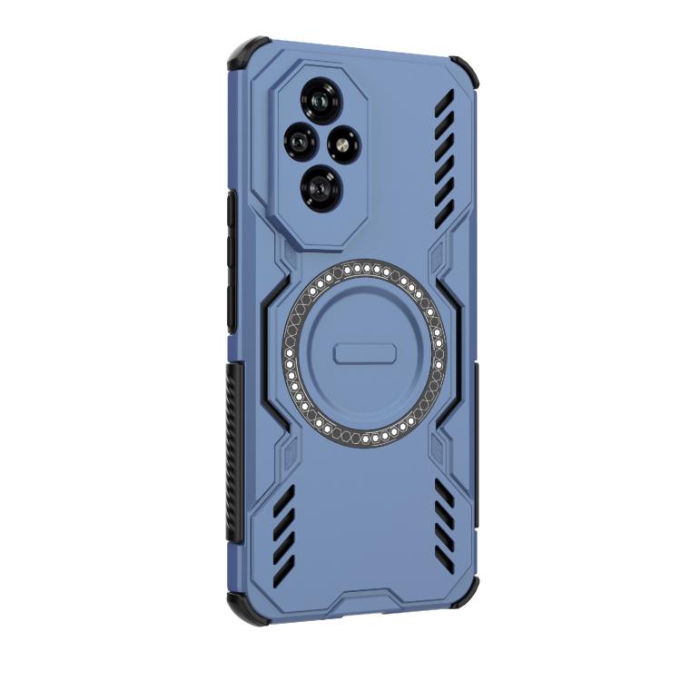 For Honor 200 5G Global Butterfly Armor MagSafe Magnetic Ring Shockproof Phone Case
