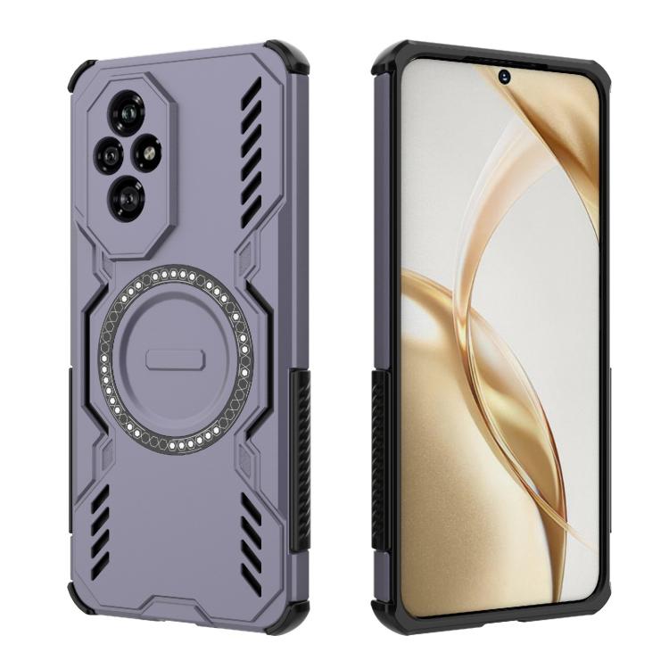 For Honor 200 5G Global Butterfly Armor MagSafe Magnetic Ring Shockproof Phone Case