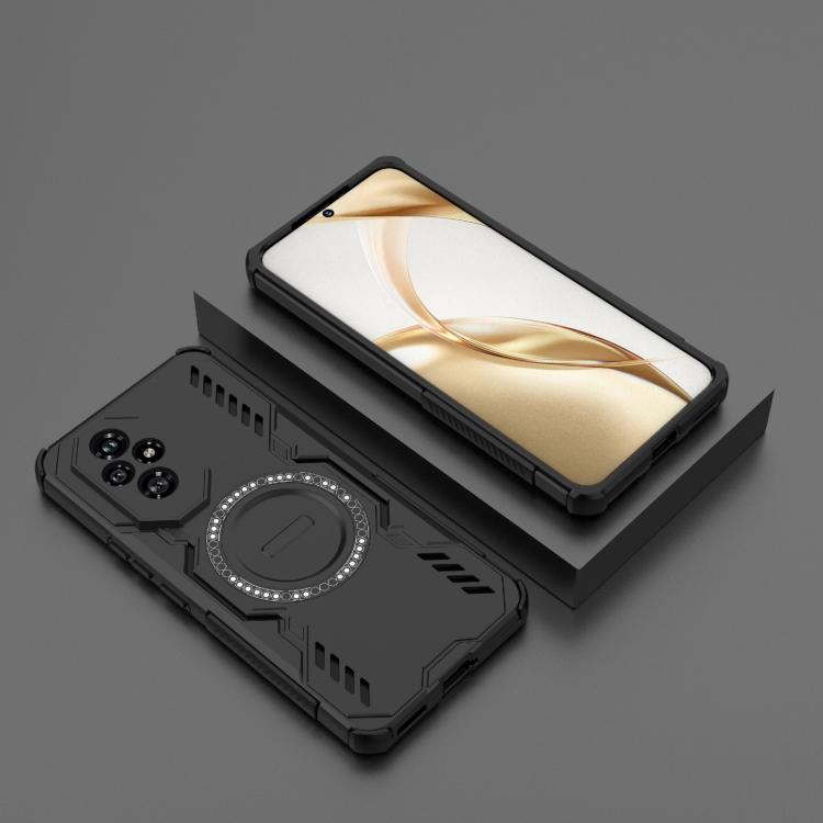 For Honor 200 5G Global Butterfly Armor MagSafe Magnetic Ring Shockproof Phone Case