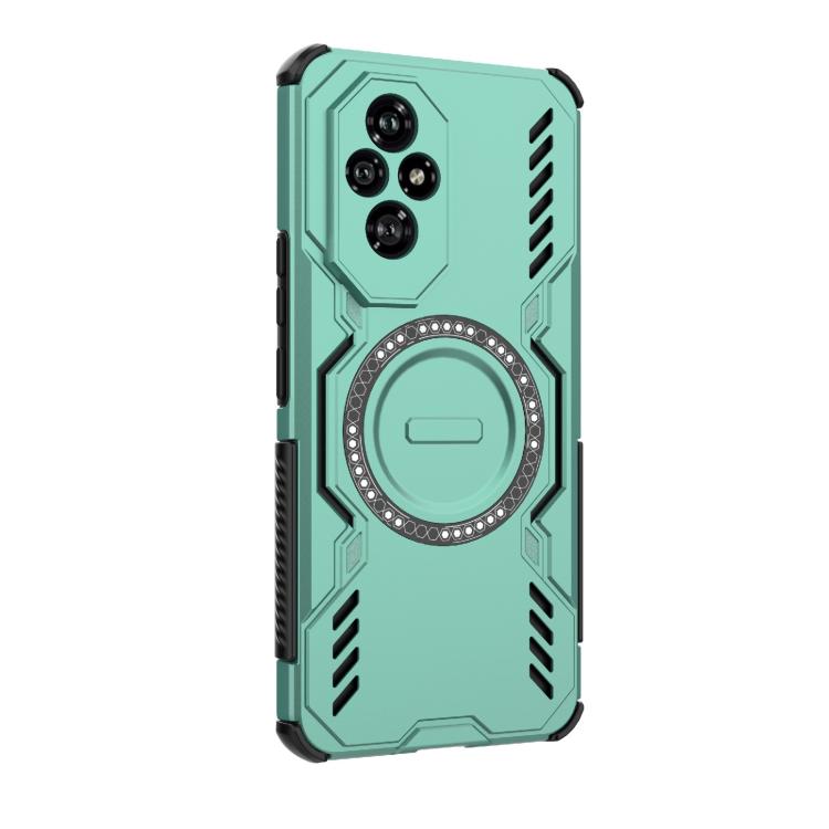 For Honor 200 5G Global Butterfly Armor MagSafe Magnetic Ring Shockproof Phone Case