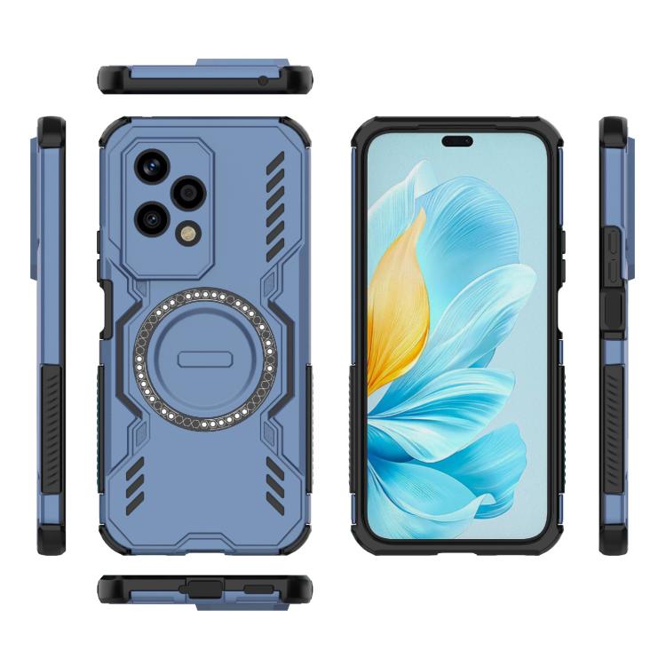 For Honor 200 Lite 5G Global Butterfly Armor MagSafe Magnetic Ring Shockproof Phone Case
