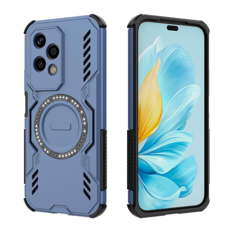 For Honor 200 Lite 5G Global Butterfly Armor MagSafe Magnetic Ring Shockproof Phone Case