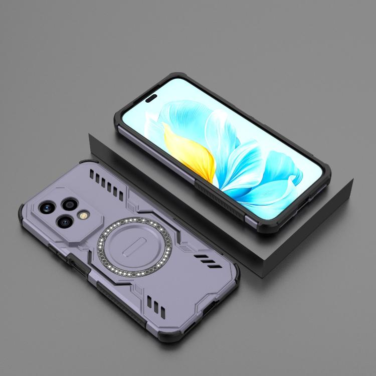 For Honor 200 Lite 5G Global Butterfly Armor MagSafe Magnetic Ring Shockproof Phone Case
