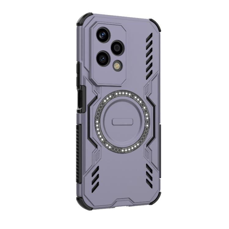 For Honor 200 Lite 5G Global Butterfly Armor MagSafe Magnetic Ring Shockproof Phone Case