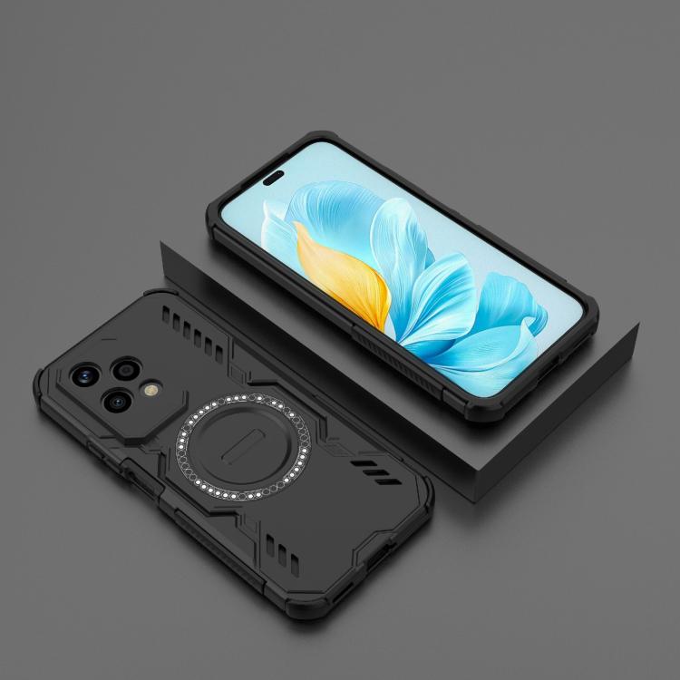 For Honor 200 Lite 5G Global Butterfly Armor MagSafe Magnetic Ring Shockproof Phone Case