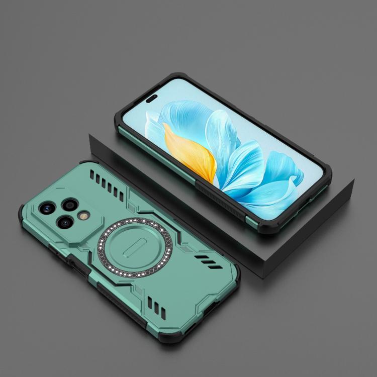 For Honor 200 Lite 5G Global Butterfly Armor MagSafe Magnetic Ring Shockproof Phone Case