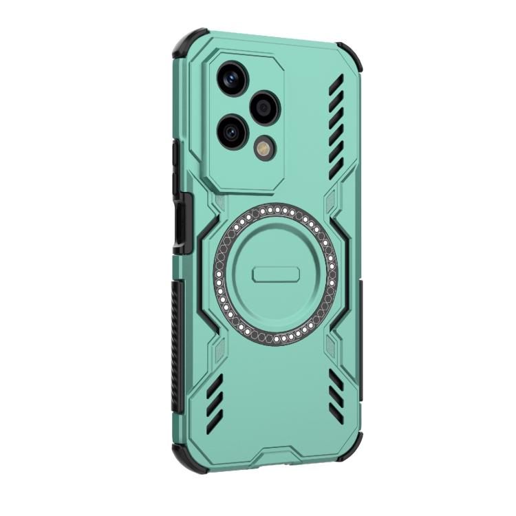 For Honor 200 Lite 5G Global Butterfly Armor MagSafe Magnetic Ring Shockproof Phone Case