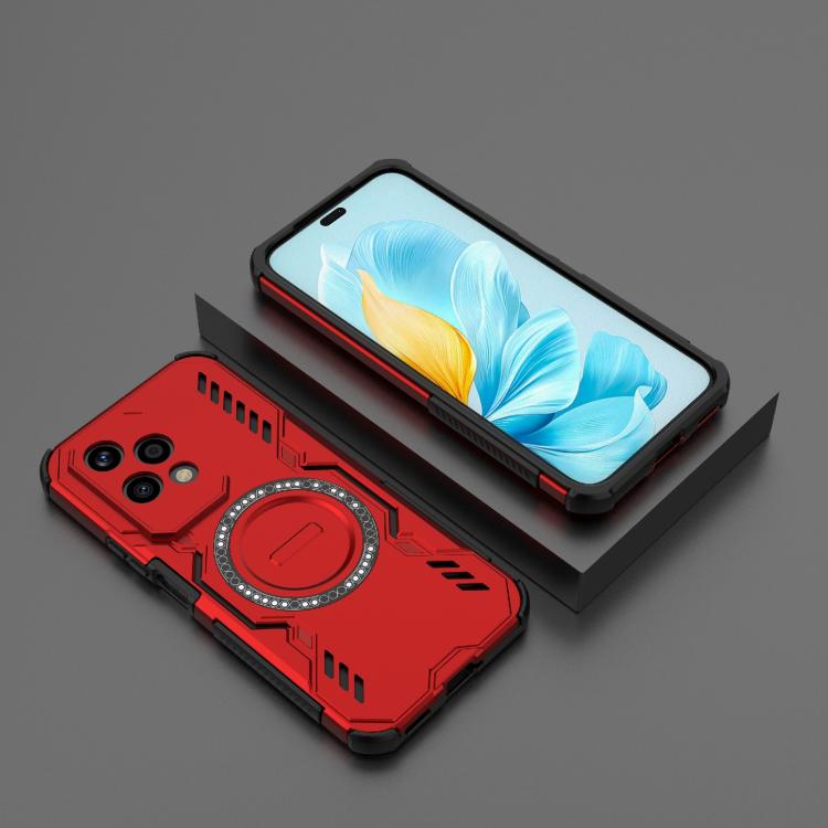 For Honor 200 Lite 5G Global Butterfly Armor MagSafe Magnetic Ring Shockproof Phone Case