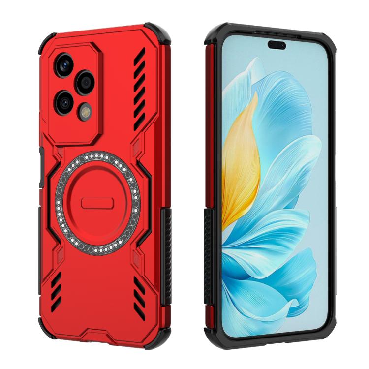 For Honor 200 Lite 5G Global Butterfly Armor MagSafe Magnetic Ring Shockproof Phone Case