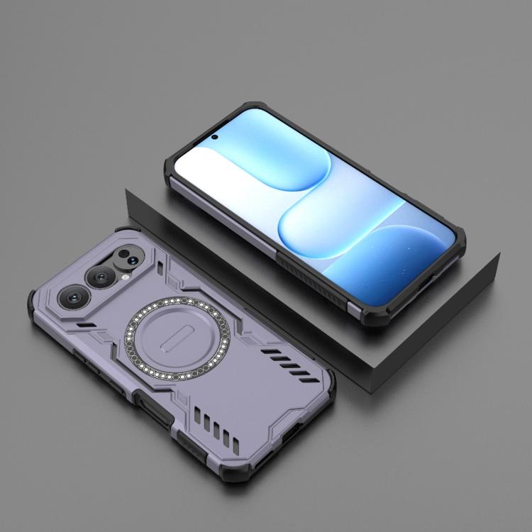 For Honor 500 Pro 5G Global 155.8mm Butterfly Armor MagSafe Magnetic Ring Shockproof Phone Case