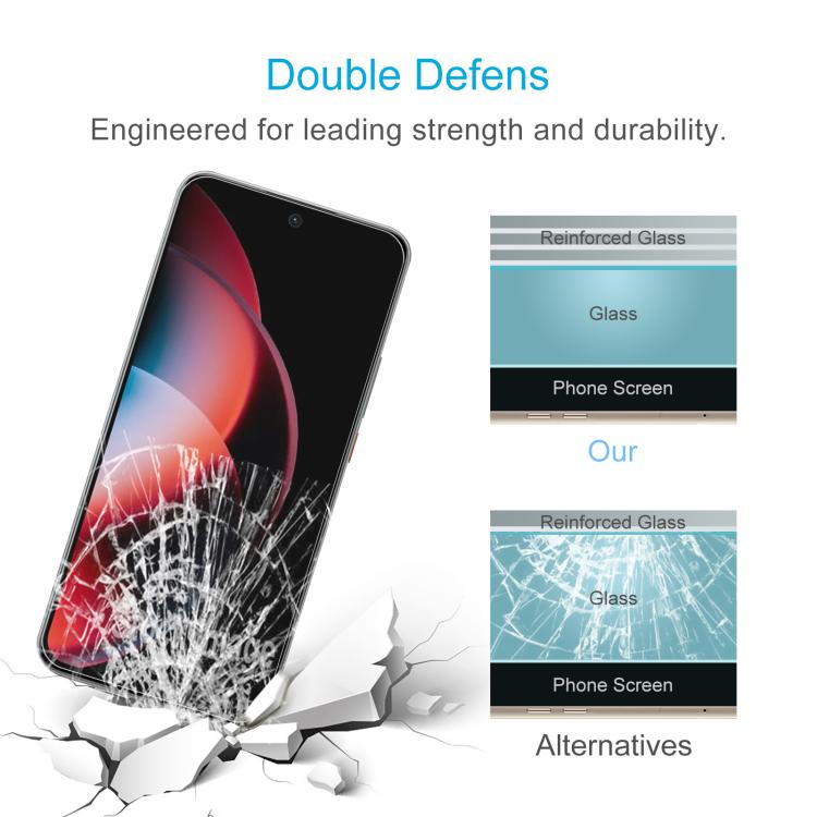 For Meizu Note 22 4G 50pcs 0.26mm 9H 2.5D Tempered Glass Film
