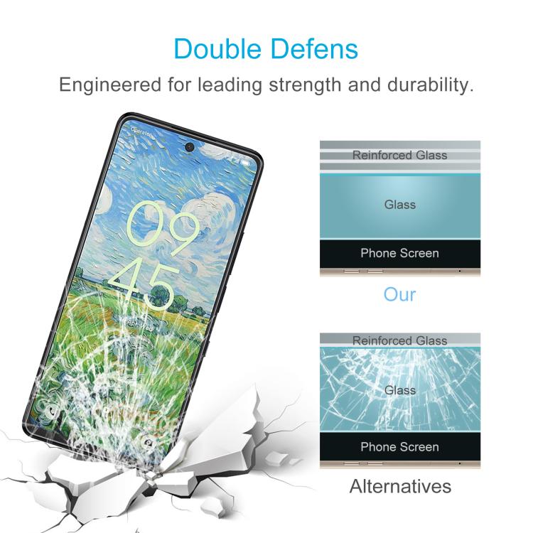 For alcatel V3 Ultra 10pcs 0.26mm 9H 2.5D Tempered Glass Film