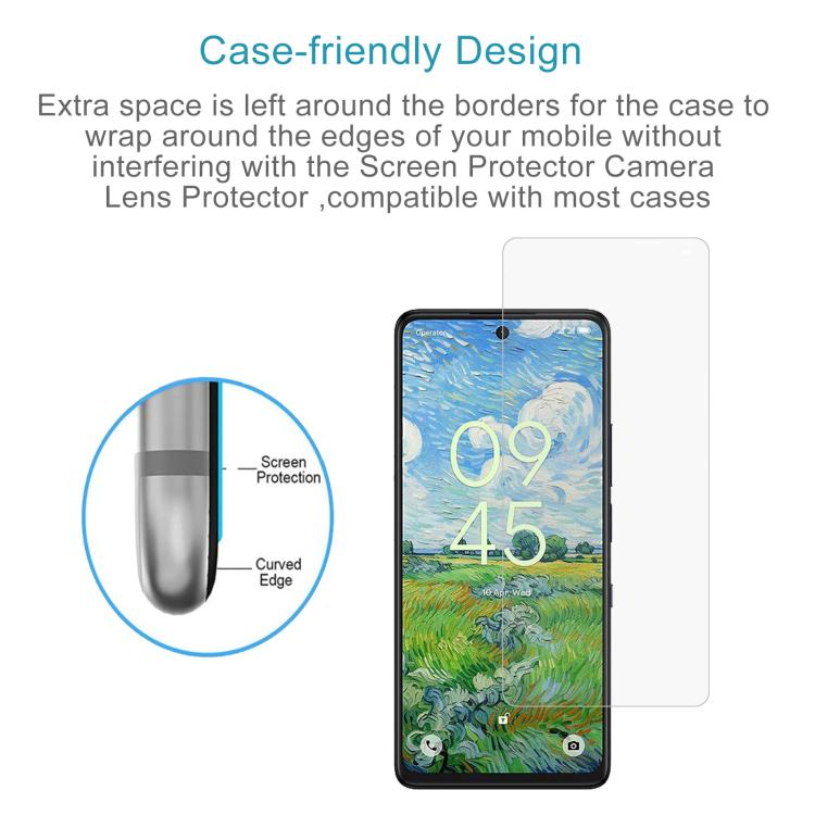 For alcatel V3 Ultra 50pcs 0.26mm 9H 2.5D Tempered Glass Film