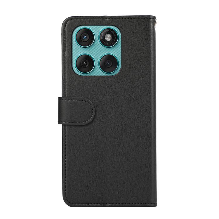For Motorola Edge 60 Fusion ABEEL Delicate Texture Splicing RFID Leather Phone Case