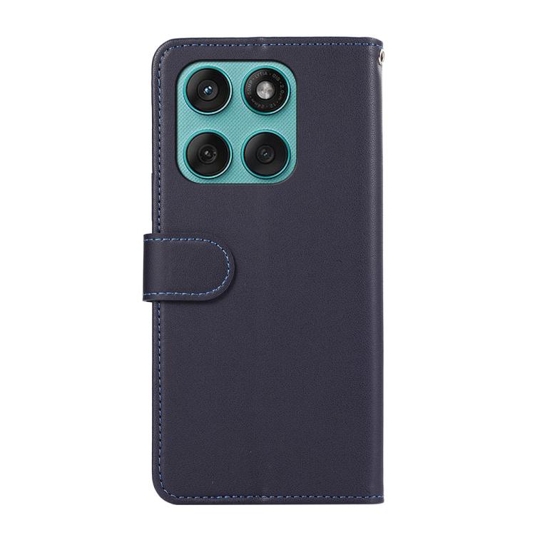 For Motorola Edge 60 Fusion ABEEL Delicate Texture Splicing RFID Leather Phone Case