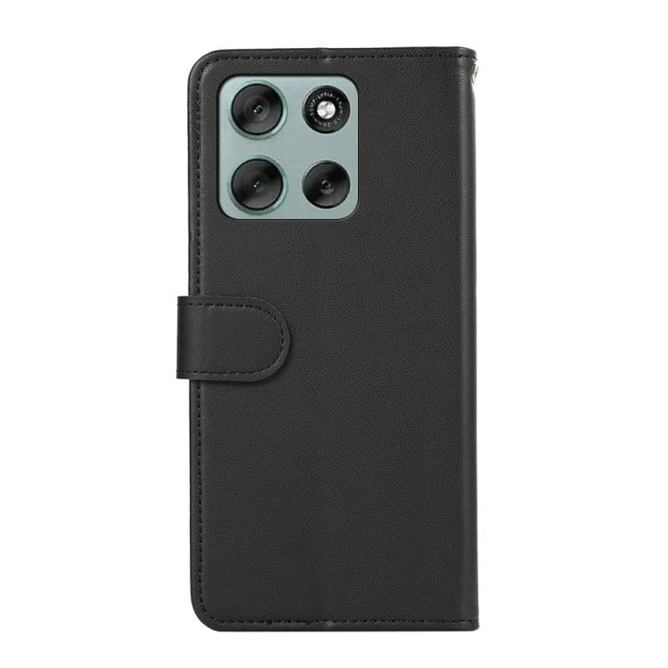 For Motorola Moto G56 5G ABEEL Delicate Texture Splicing RFID Leather Phone Case