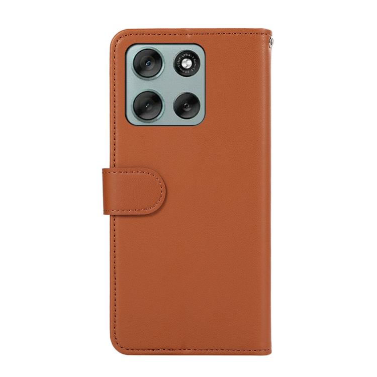 For Motorola Moto G56 5G ABEEL Delicate Texture Splicing RFID Leather Phone Case