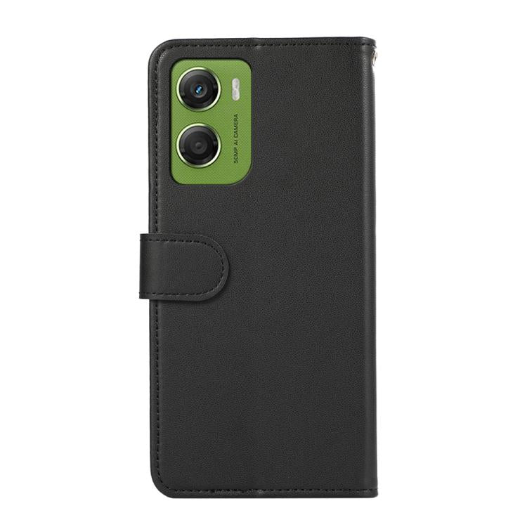 For Motorola Moto G06 4G ABEEL Delicate Texture Splicing RFID Leather Phone Case