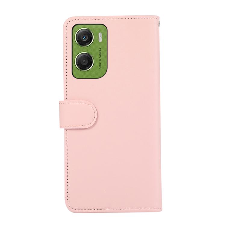 For Motorola Moto G06 4G ABEEL Delicate Texture Splicing RFID Leather Phone Case