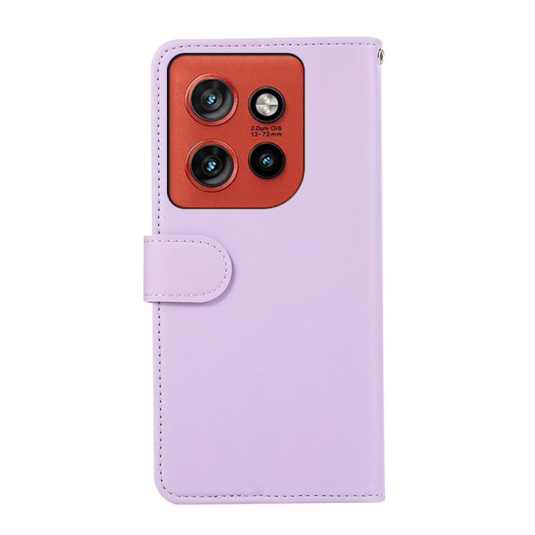 For Motorola Edge 70 5G ABEEL Delicate Texture Splicing RFID Leather Phone Case