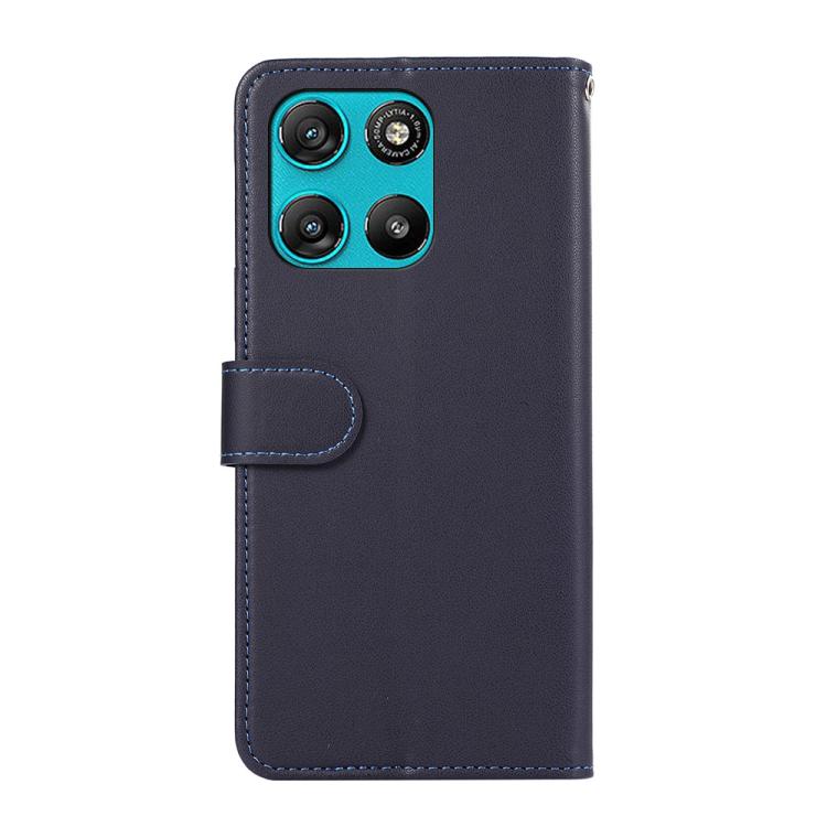 For Motorola Moto G67 Power/G57 Power ABEEL Delicate Texture Splicing RFID Leather Phone Case