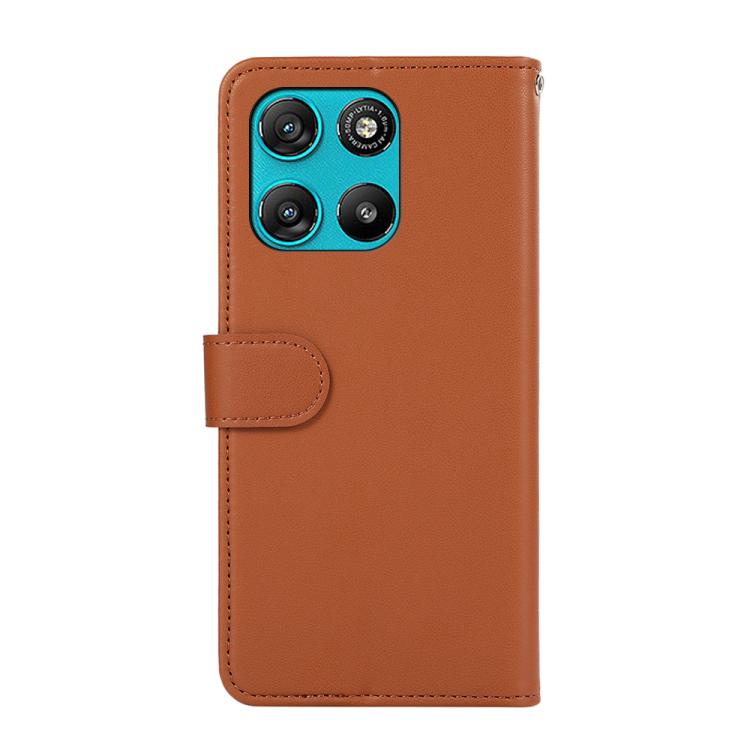 For Motorola Moto G67 Power/G57 Power ABEEL Delicate Texture Splicing RFID Leather Phone Case